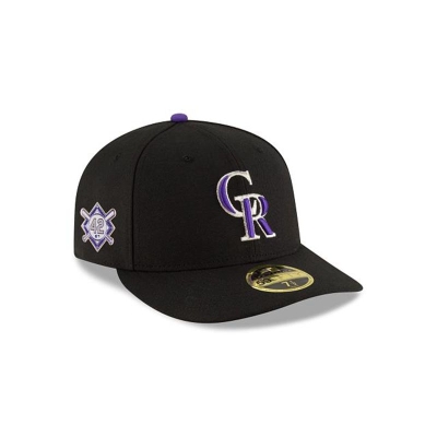 Colorado Rockies Gorra | New Era MLB Jackie Robinson Day Low Profile 59fifty Fitted Cap Mexico - Negros